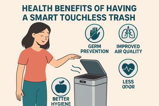 The Health Benefits of Having a Smart Touchless Trash Can