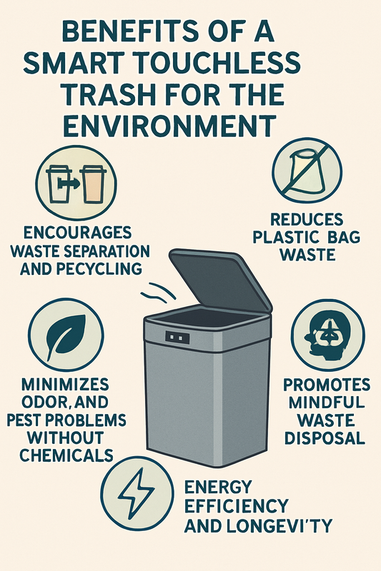 The Eco-Friendly Edge: How Smart Touchless Trash Cans Benefit the Environment