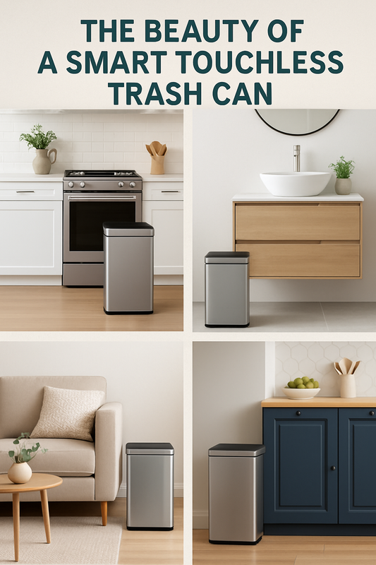 Elevating Home Aesthetics: The Beauty of a Smart Touchless Trash Can
