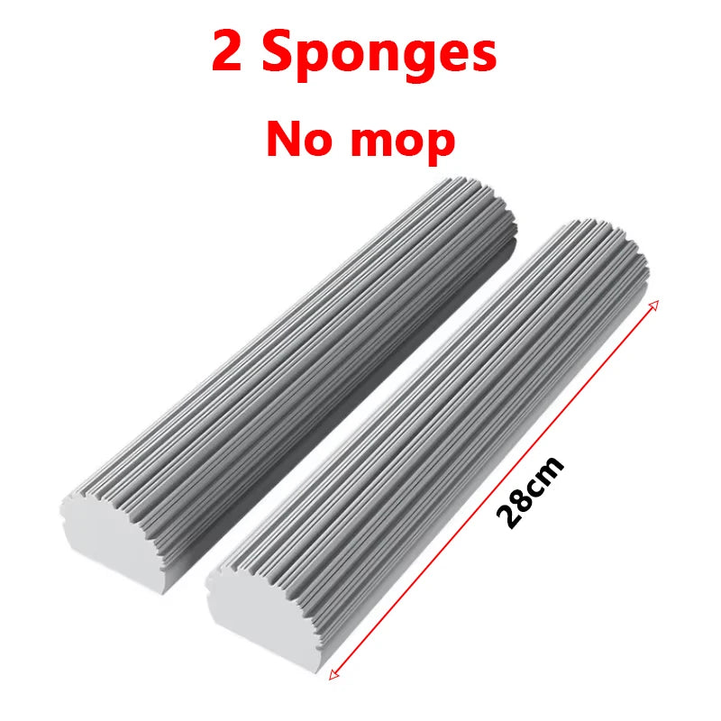 Hands-Free Self-Cleaning Flat Mop – Reusable & Easy Drain