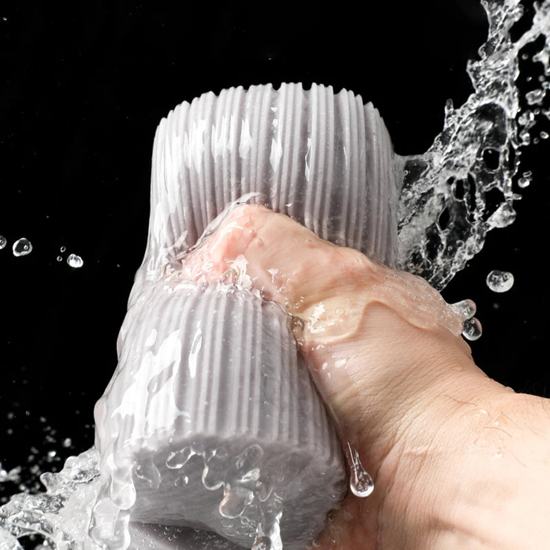 Hands-Free Self-Cleaning Flat Mop – Reusable & Easy Drain